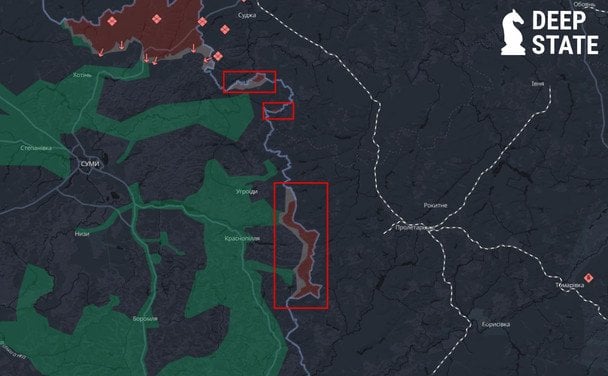 Ситуація на кордоні України / © t.me/DeepStateUA