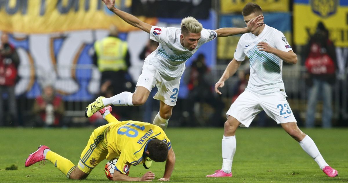 Словения - Украина - 1:1