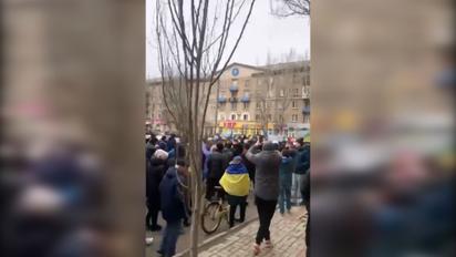 Мелитополь восстал против оккупантов