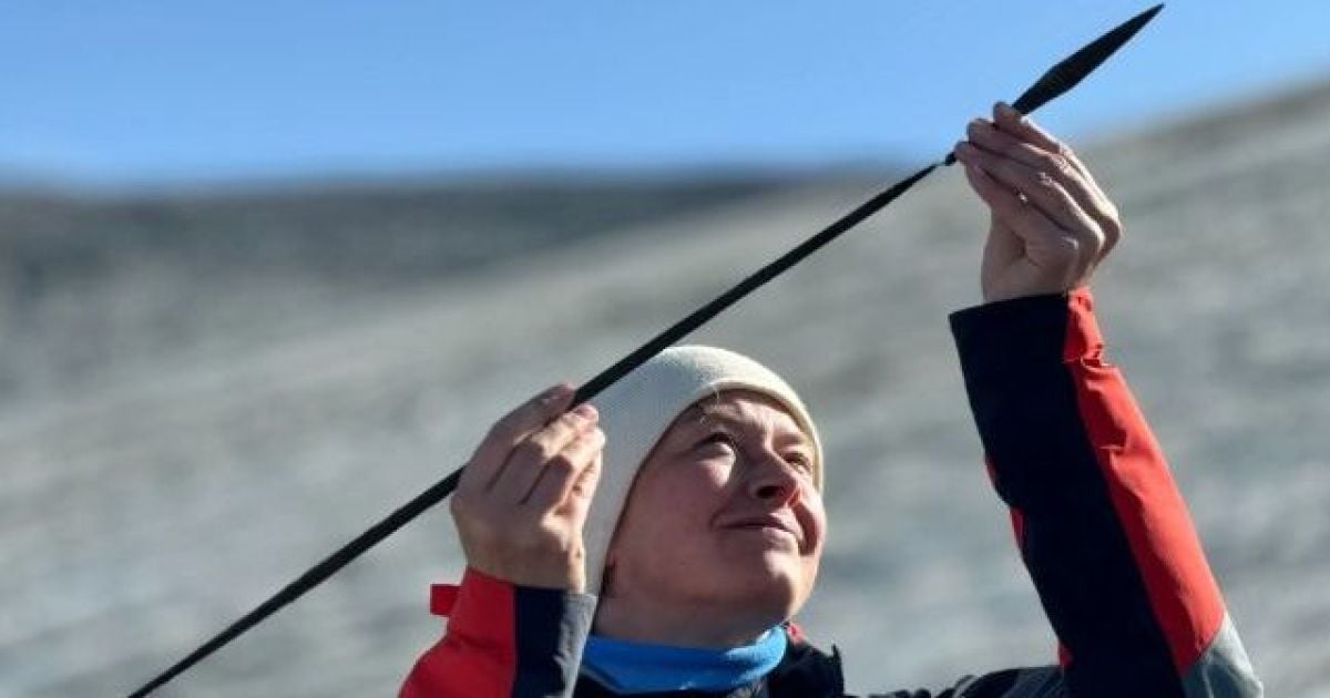 Знахідка на льодовику Лендбрін / Фото: Espen Finstad/secretsoftheice.com