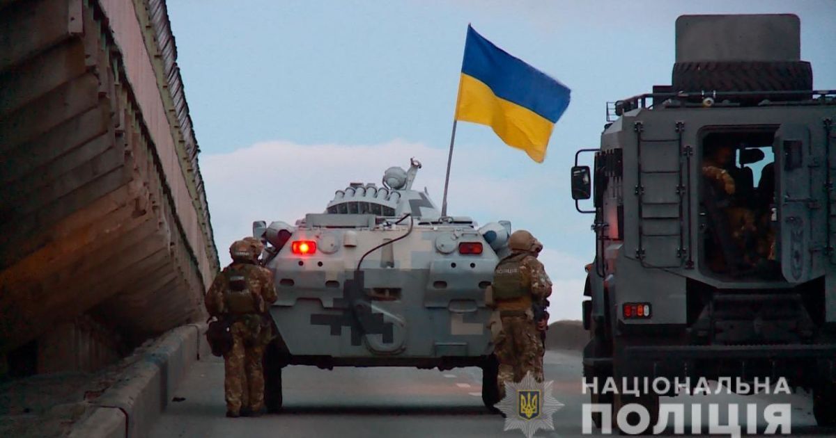 затримання Олексій Белько на мосту Метро в Києві, КОРД, поліція_2 / © Національна поліція України