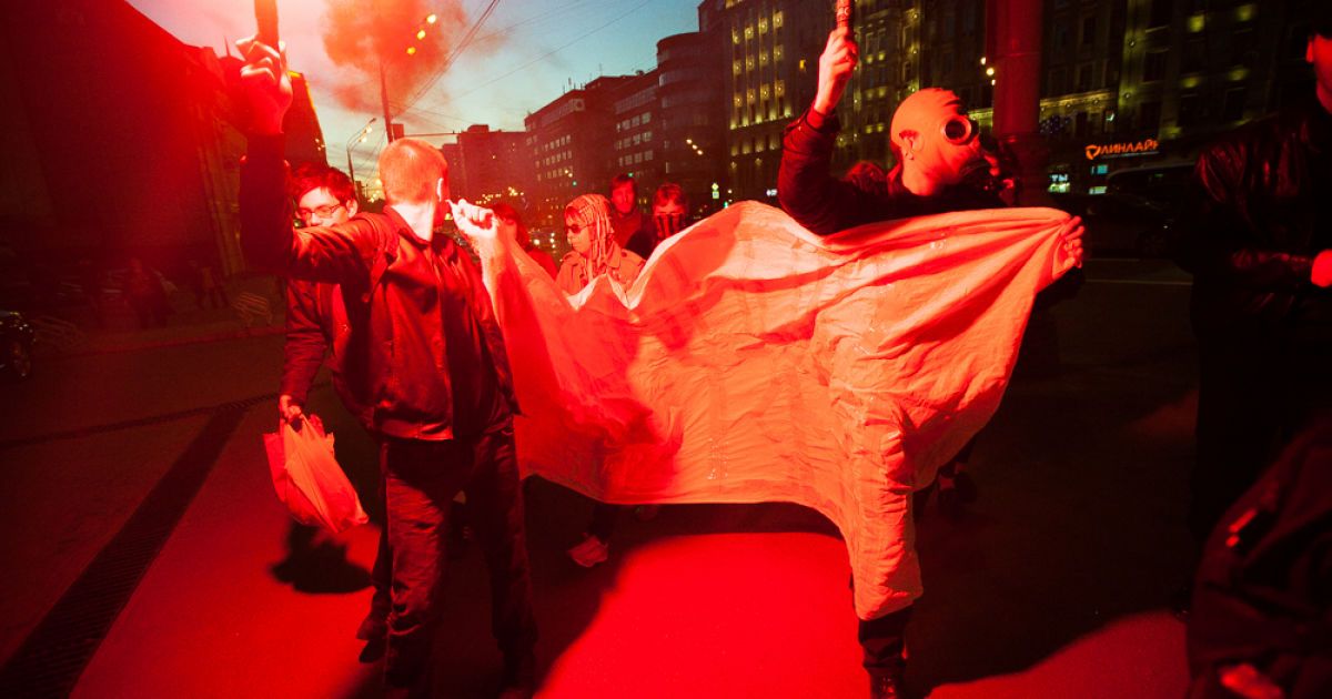 Акция продолжалась несколько минут / © Livejournal.com/Philipp Kireev