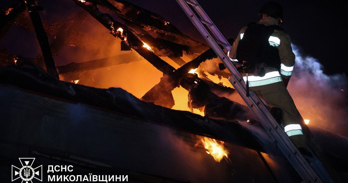 Наслідки атаки дронів на Миколаїв