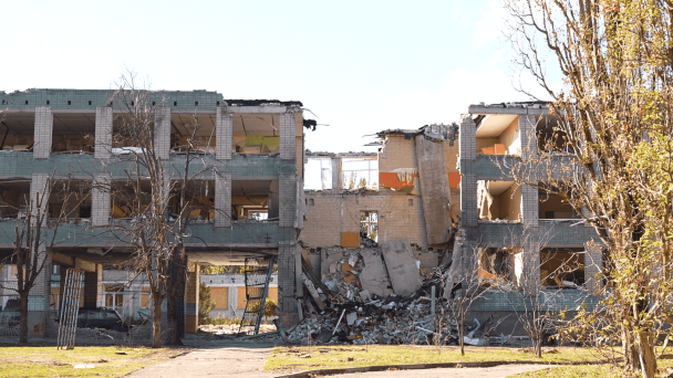 Знищена школа у Херсоні