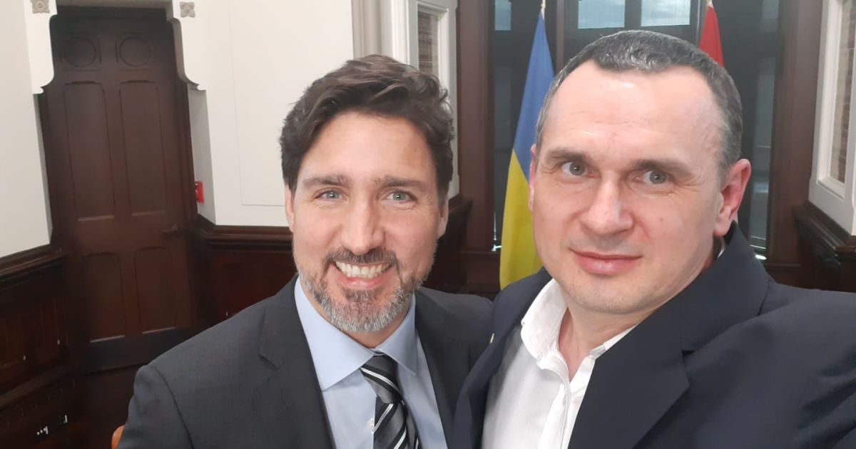 Сенцов у канаді зустрівся з трюдо