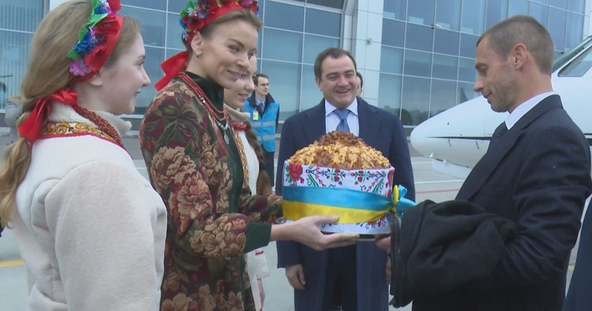 Чеферин в Киеве / © Федерация футбола Украины