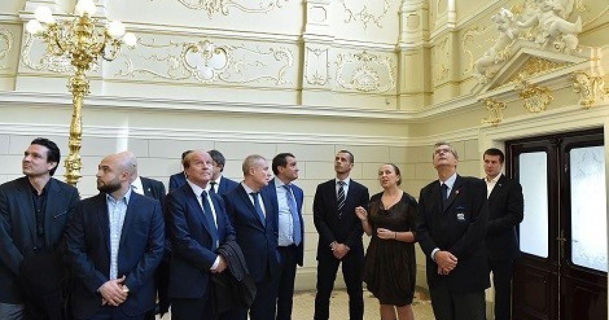 Чеферин в Одесской опере / © Федерация футбола Украины