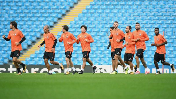 Тренировки "Шахтера" на "Етіхад" / © ФК Шахтер