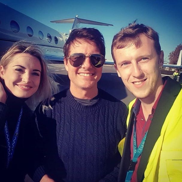 Том Круз в одесском аэропорту / © instagram.com/suspilneodesa