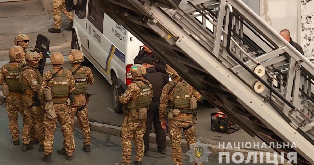 затримання Олексій Белько на мосту Метро в Києві, КОРД, поліція_6 / © Національна поліція України