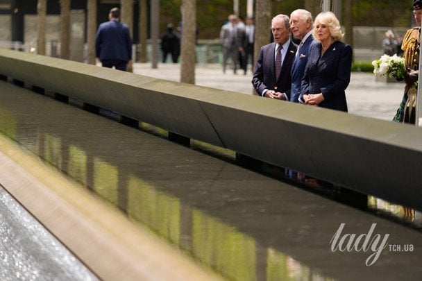 Колишній мер Нью-Йорка Майкл Блумберг, король Чарльз та королева Камілал у Нью-Йорку / © Associated Press