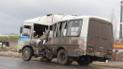 В окупованій Феодосії бензовоз протаранив пасажирський автобус