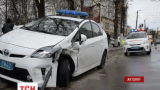 В Житомире произошла авария с полицейским авто