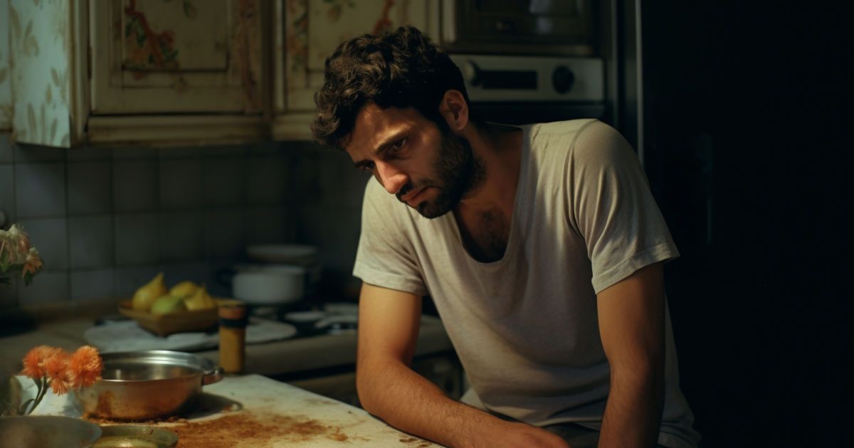 Чоловік на кухні