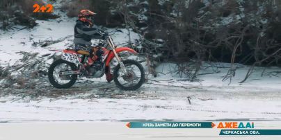 Зимові мотозмагання в Черкаській області