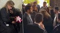 Королева Ранія з потерпілими родинами / фото: скриншот з відео