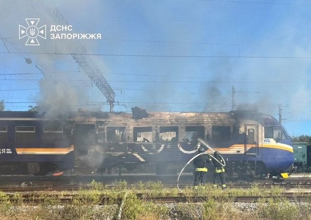 Поїзд Дніпро—Запоріжжя / © ДСНС