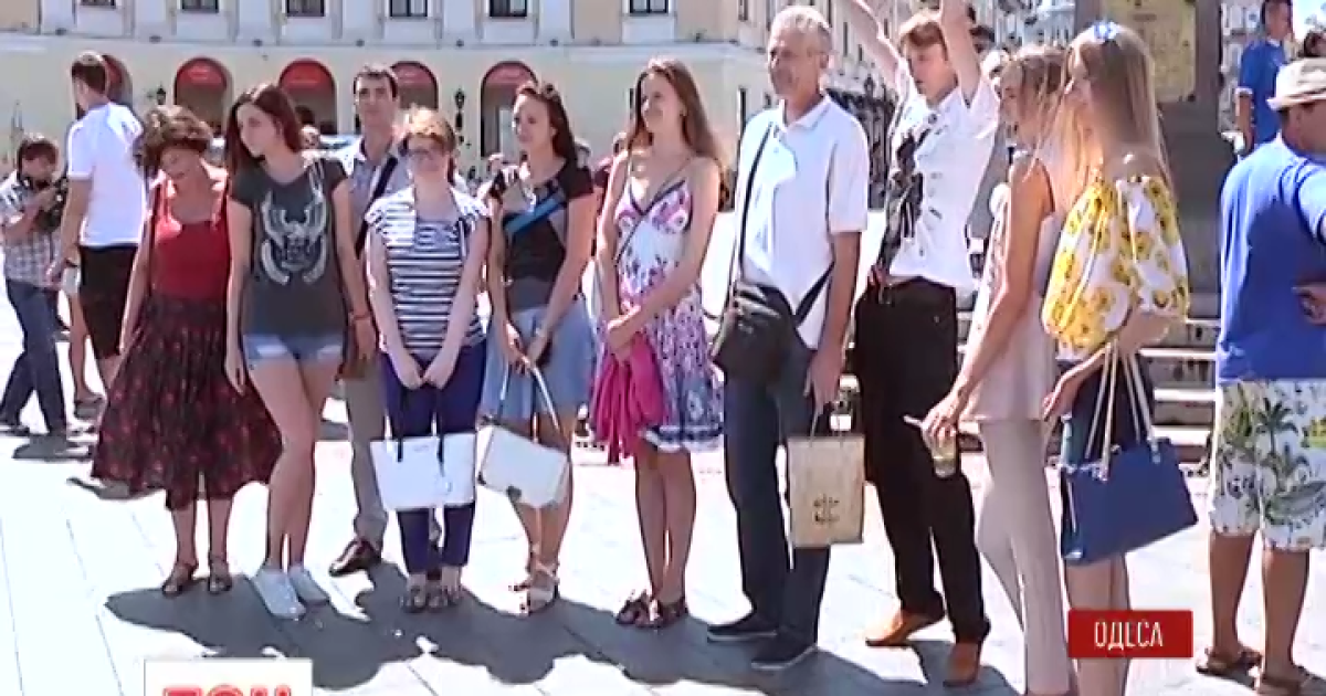 Самые высокие жители Одессы собрались вместе