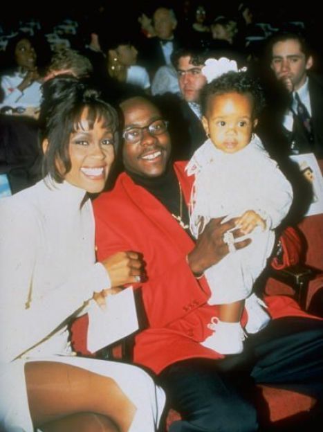 Уитни Хьюстон, Бобби Браун и их дочь Бобби Кристина, 1994 год / © Getty Images