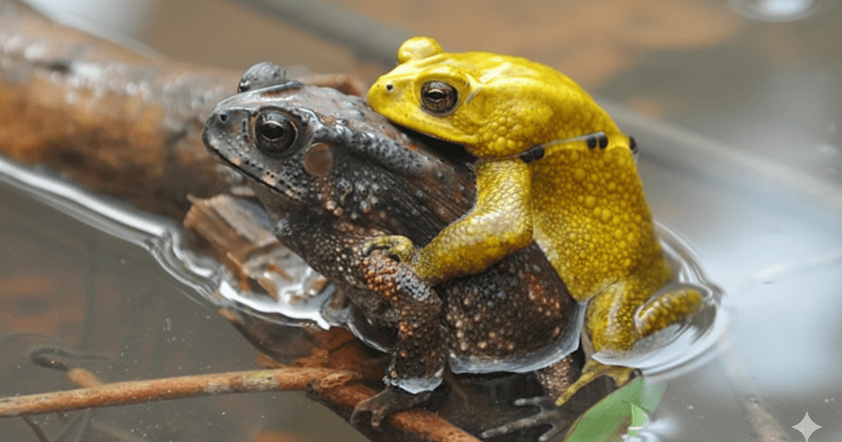 Спарювання азійських ропух