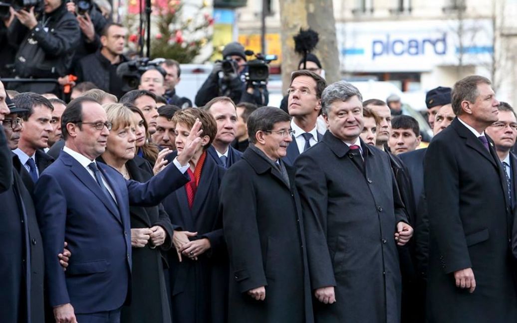 Порошенко принял участие в Марше единства в Париже. / © Никита Шохов / «Русская планета»