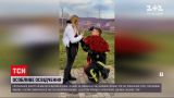 Спасатель сделал предложение своей девушке, стоя на пожарной машине | Новости Украины