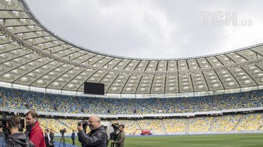 НСК "Олимпийский" готовят к финалу Лиги чемпионов, который состоится 26 мая. 
 Фото - Надежда Мельниченко / © ТСН Проспорт
