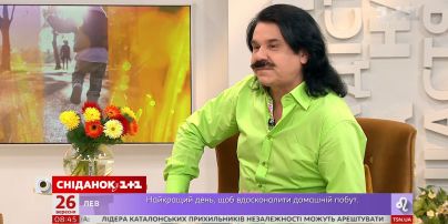 Павел Зибров представил новый клип в студии "Сніданка"
