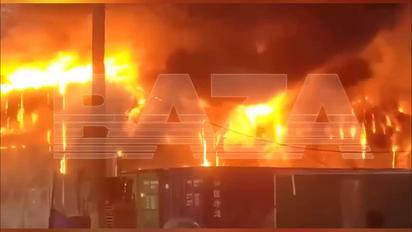 У Москві загорівся склад автозапчастин