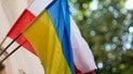 Флаги Украины и Польши