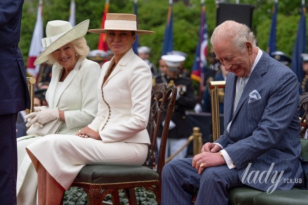 Королева Камілла, Меланія Трамп і король Чарльз / © Associated Press