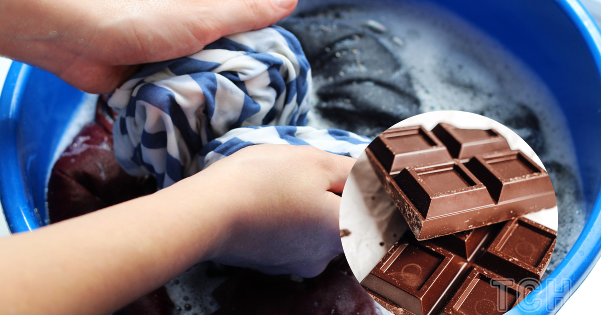 Как вывести пятно от шоколада из одежды