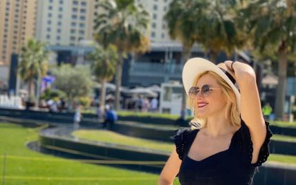 Ирина Федишин в коротких шортиках показала, как отдыхает в Дубае