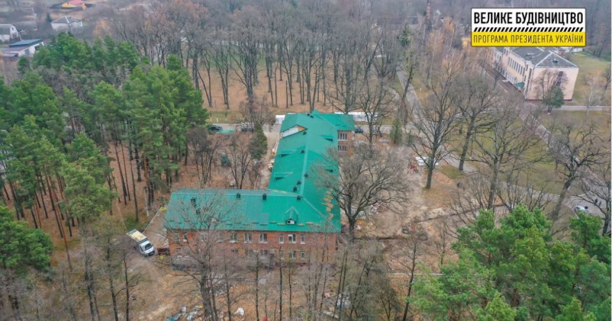 В Житомире "Большая стройка" Зеленского создает новое детское инфекционное отделение