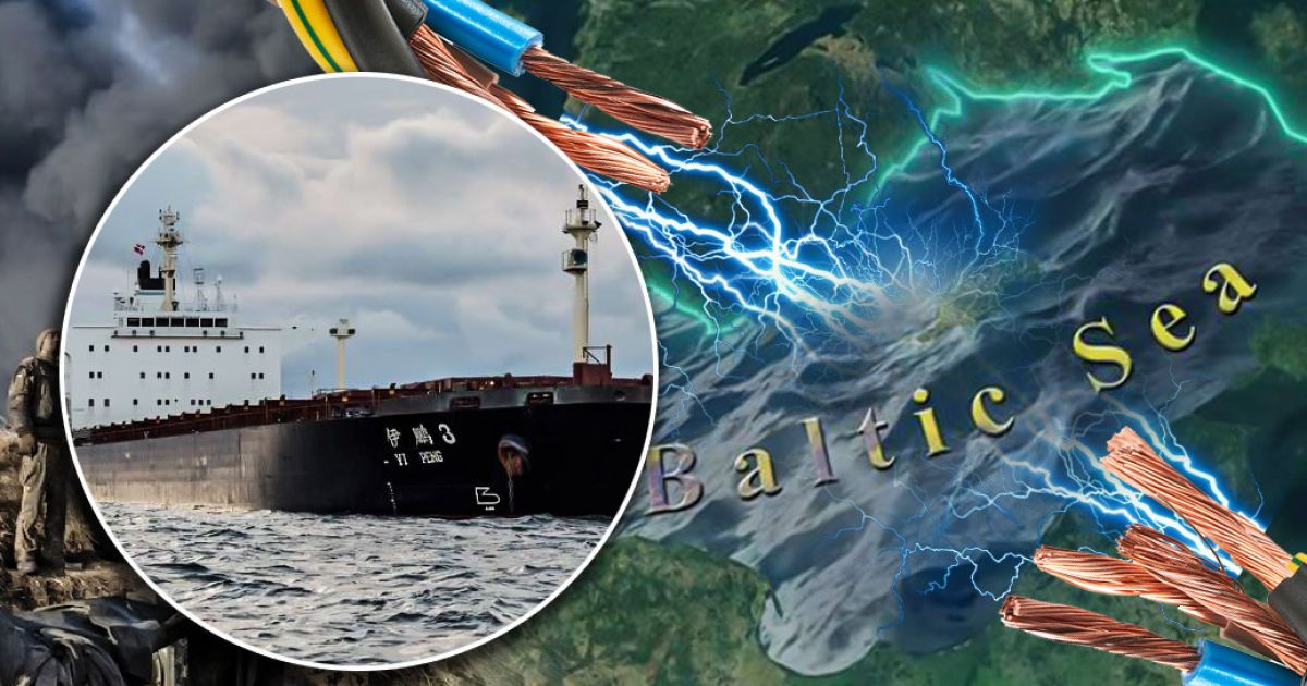 Обриви підводних кабелів у Балтійському морі