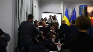 бійка в луцькраді_1 / © Волинські новини