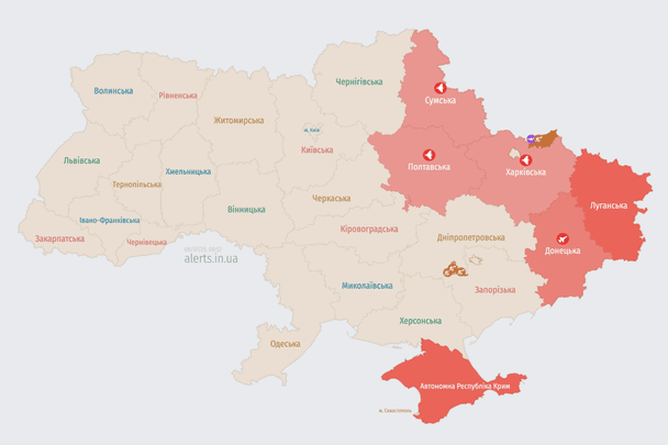 Росія атакує Україну БпЛА: названо напрямок руху