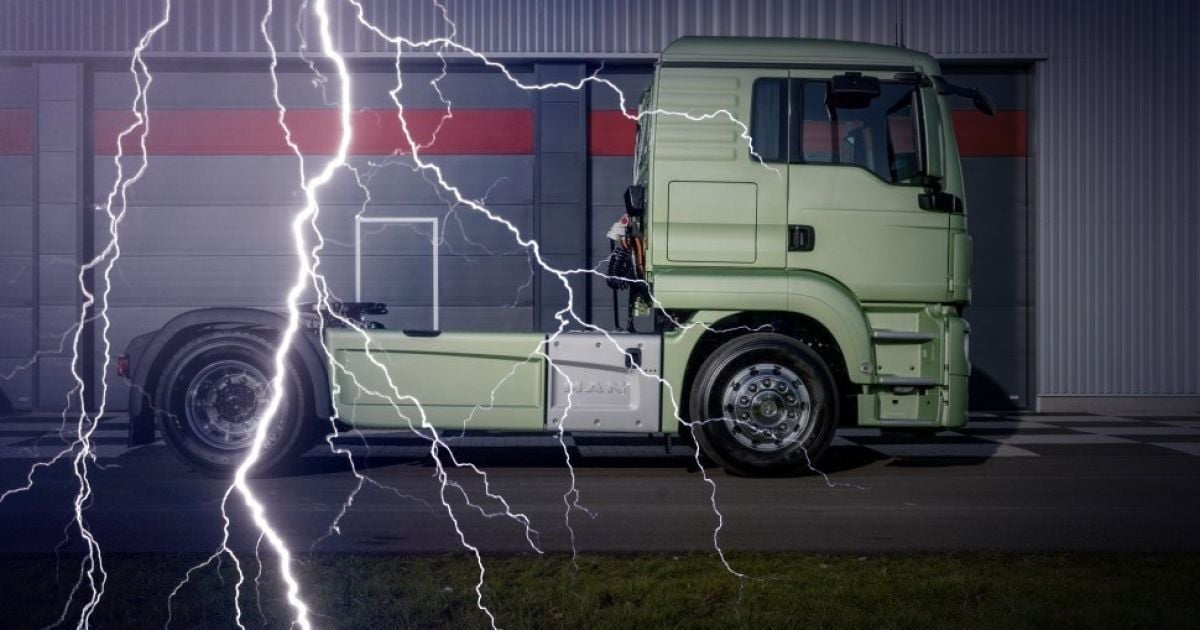 MAN построил электрический 26-тонный тягач