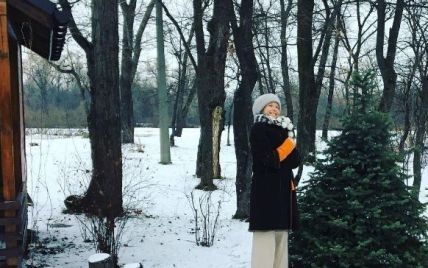 Катя Осадчая показала, как проводит зимние каникулы