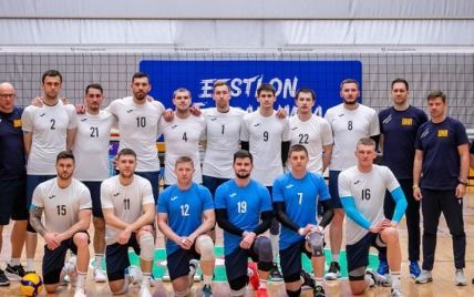 Украинские волейболисты одержали вторую подряд победу в Золотой Евролиге-2022