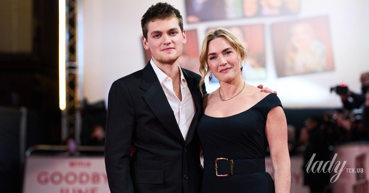 Кейт Вінслет з сином