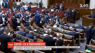 Фракції "Батьківщина" пішла на самоізоляцію через коронавірус у депутата