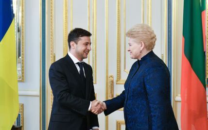Зеленський прийняв президентів Литви, Латвії та Угорщини
