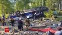 В России перевернулся пассажирский автобус с 50-ю паломниками