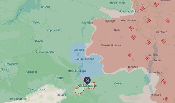 Наступ ЗСУ на Донеччині / © Deepstatemap