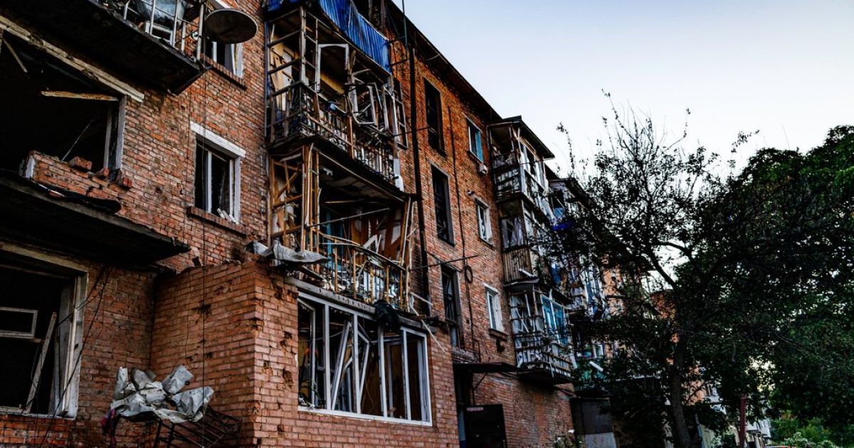 У Жмеринці через падіння уламків дрона пошкоджені десять будинків