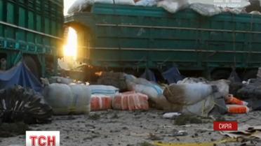Российские истребители разбомбили гуманитарный конвой в Сирии