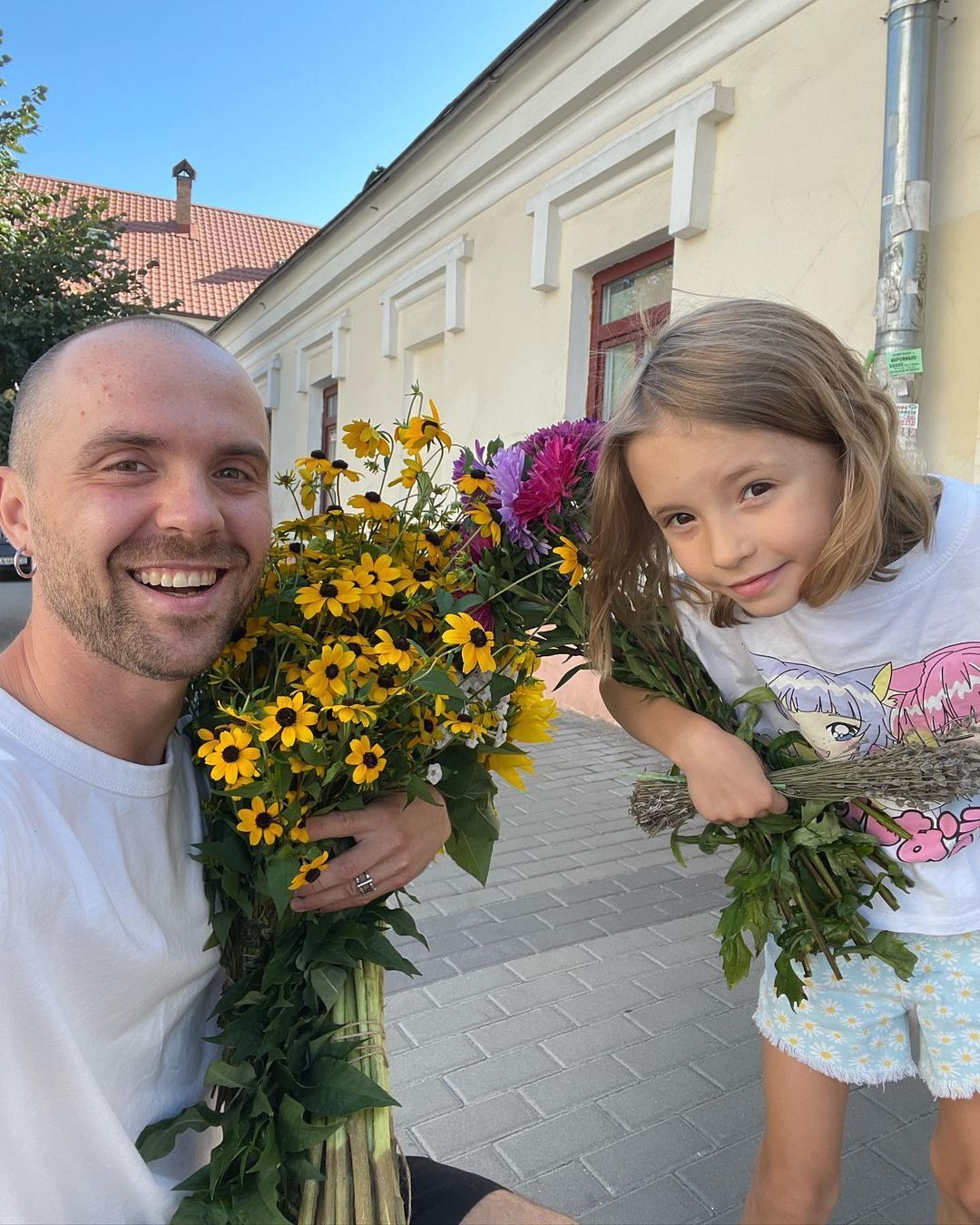 Миша Кацурин с дочерью / © instagram.com/misha_katsurin