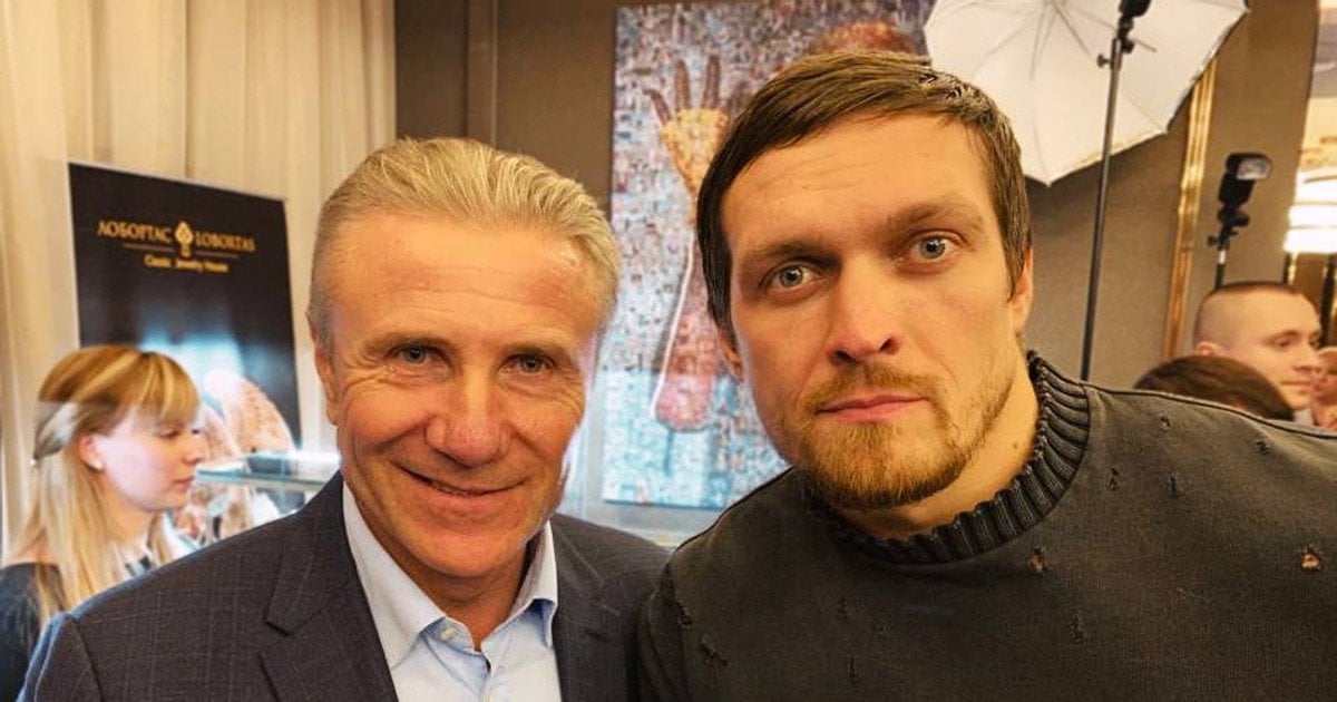 Сергій Бубка та Олександр Усик