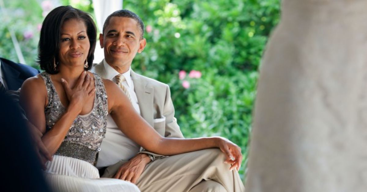 Барак и Мишель Обама 23 года вместе. / © The Yolanda Adams Morning Show